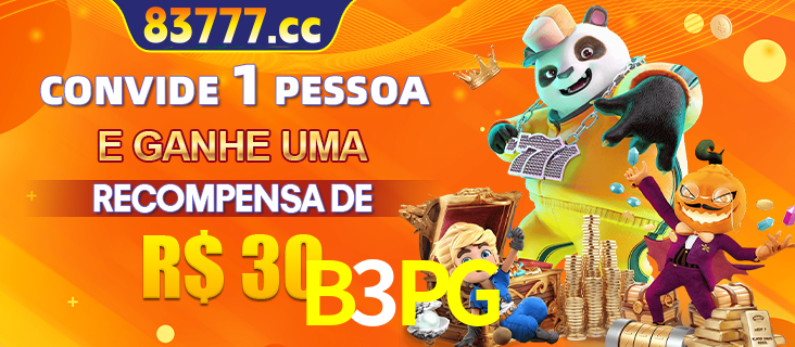 Banner institucional da B3PG sobre parceria de marcas e criação de uma marca de excelência, apresentando os mascotes de jogos populares como o Fortune Tiger.
