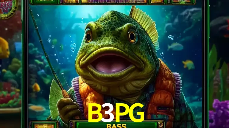 Personagem de peixe pescador do popular jogo de slot com tema de pescaria, uma das emocionantes opções de caça-níqueis para jogar e ganhar no cassino B3PG.